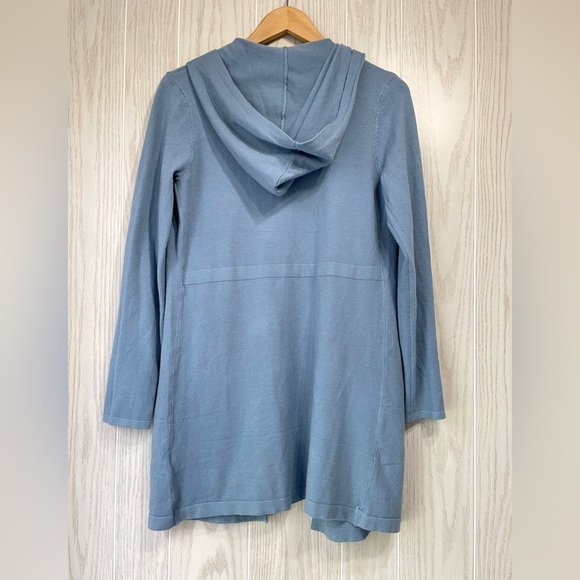 CYRUS OPEN HOODIE CARDIGAN LILY BLUE SIZE M EUC - Picture 6 of 8